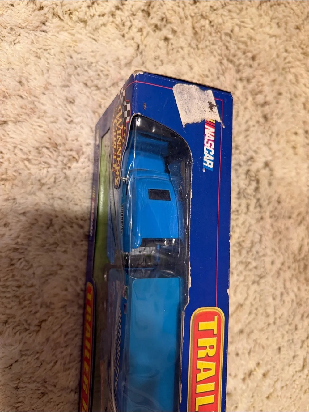 Die-Cast Trailer Rig Playset - Blue and Yellow